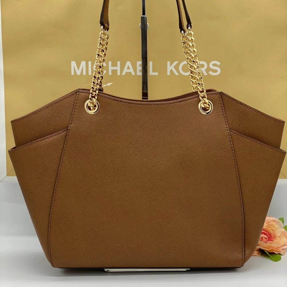 MICHAEL KORS LG CHAIN SHOULDER TOTE LUGGAGE